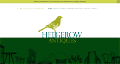 Desktop Screenshot of hedgerowantiques.com